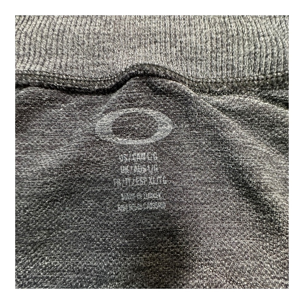 Oakley‎ Men Heathered Gray Full Zip Hoodie Jacket Athletic Sportswear Size Large - Picture 3 of 7